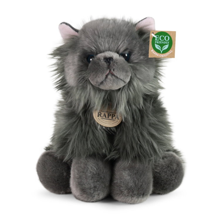 Плюшена Британска сива котка Rappa