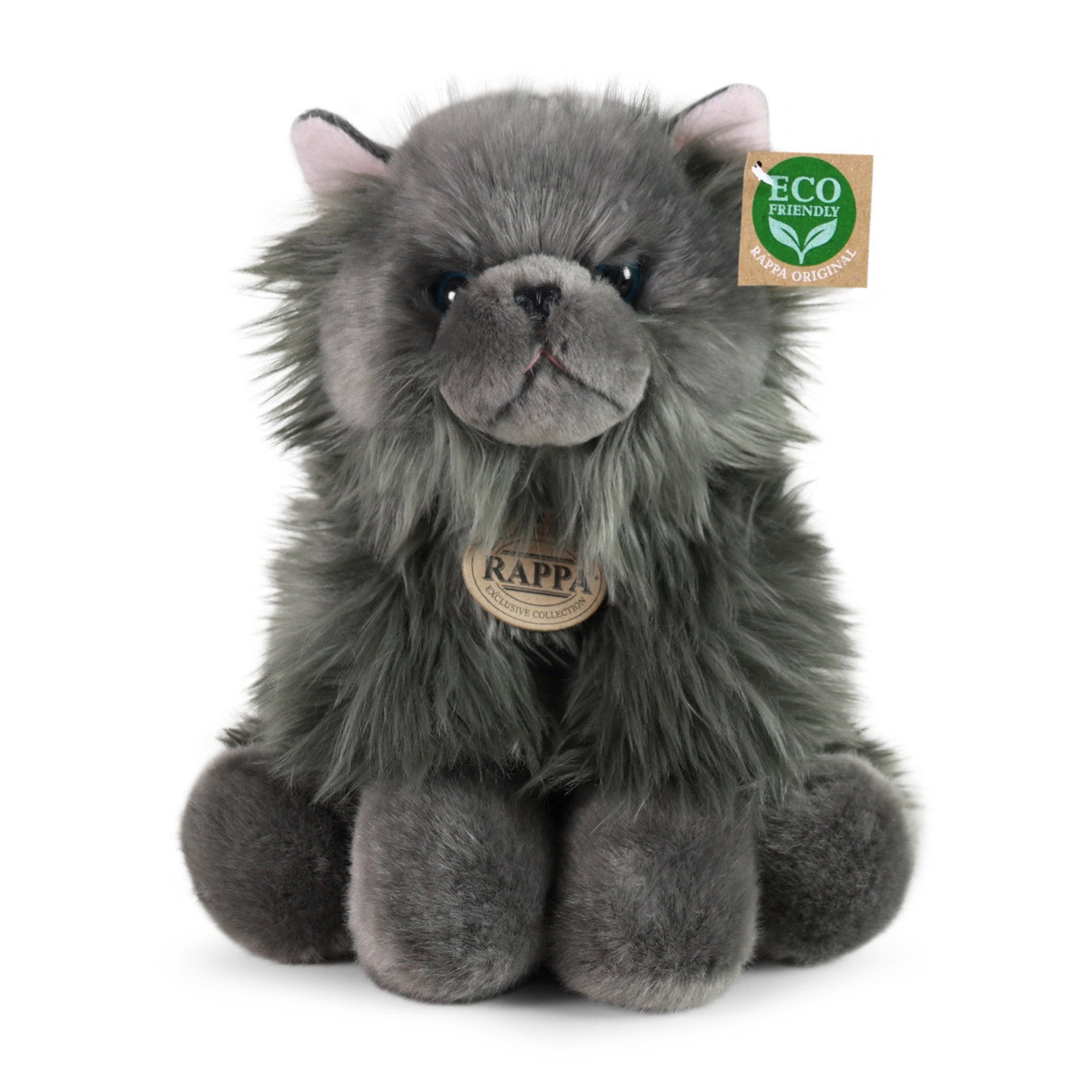 Плюшена Британска сива котка Rappa