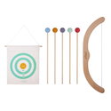 Дървен лък със стрели и мишена