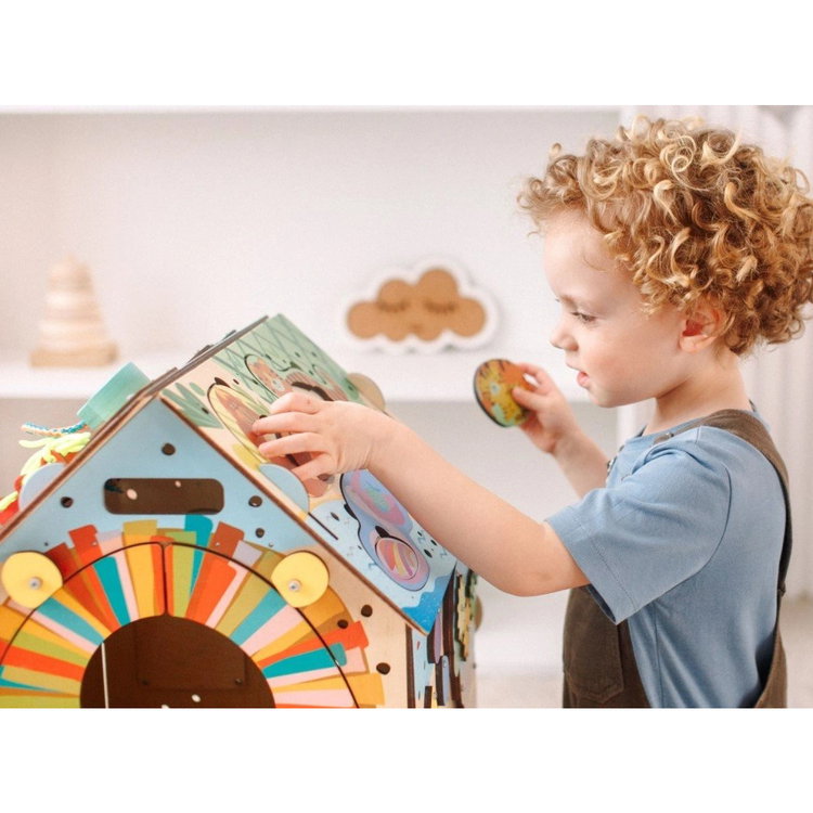 Образователна къщичка с LED осветление Сафари