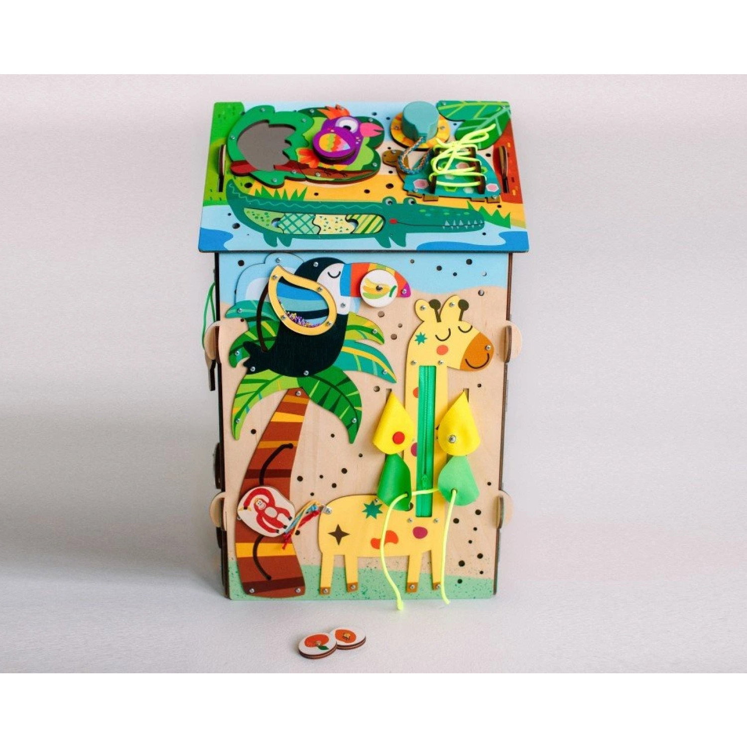 Образователна къщичка с LED осветление Сафари