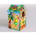 Образователна къщичка с LED осветление Сафари