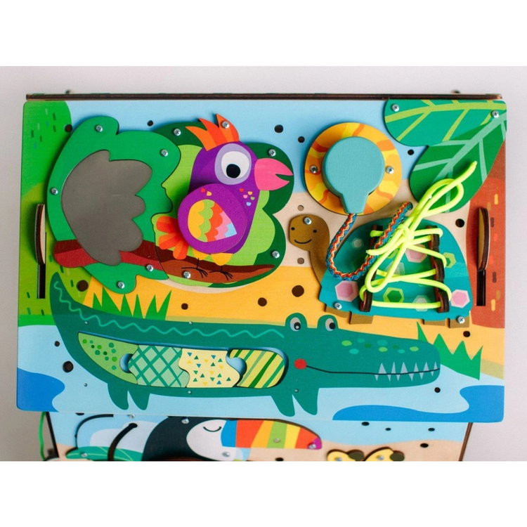 Образователна къщичка с LED осветление Сафари