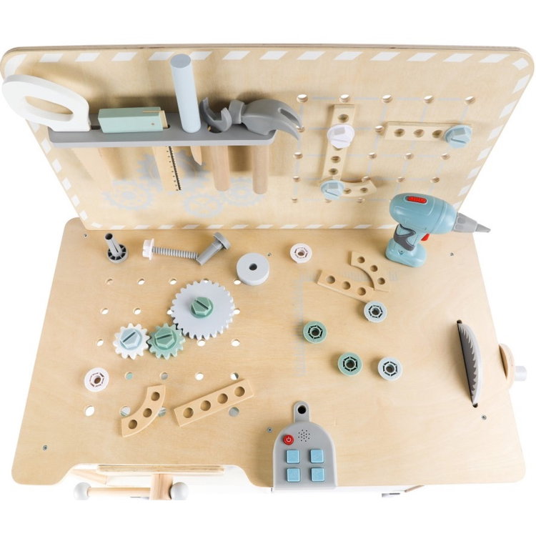 Дървена работилница с инструменти + колан за инструменти