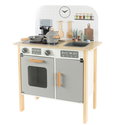 Детска дървена кухня с аксесоари Класик + комплект за готвач