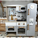 Детска дървена кухня с аксесоари Premium + комплект за готвач