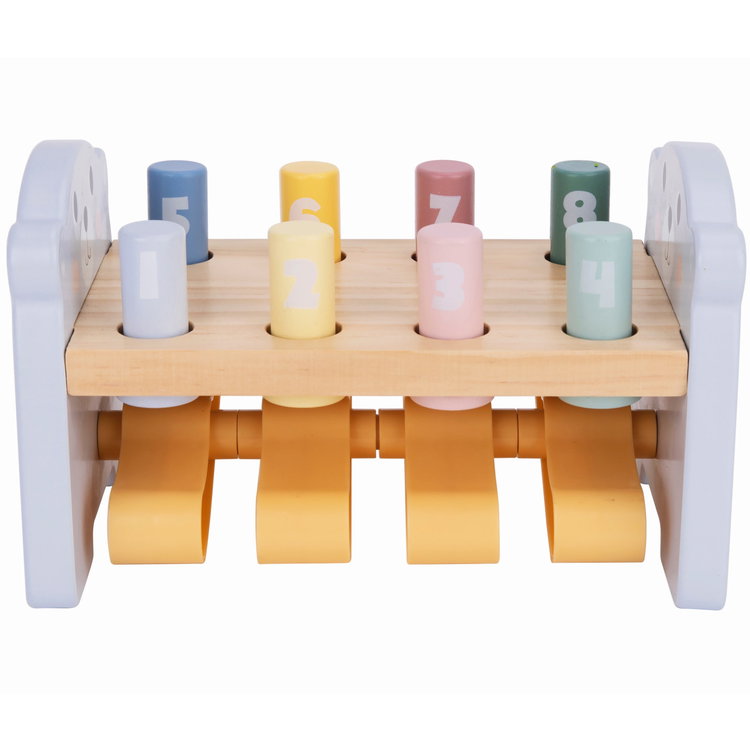 Обучително Мече с чук и цифри