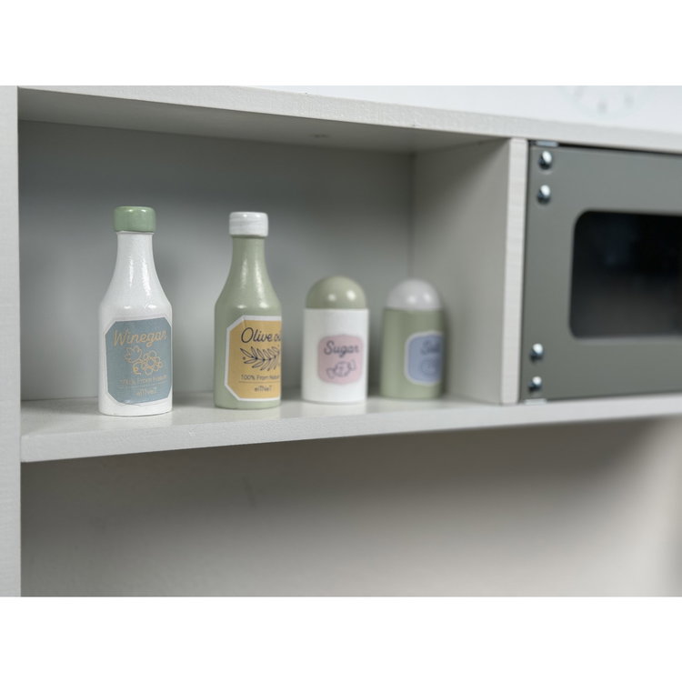 Детска дървена кухня с аксесоари Ели