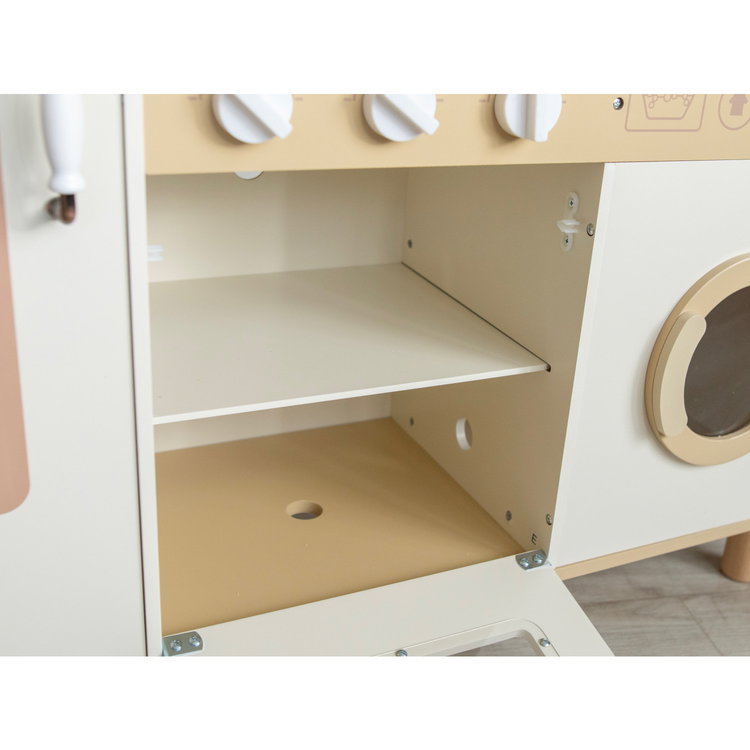 Детска дървена кухня с аксесоари и звукови ефекти