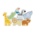 Дървен пъзел Зоопарк