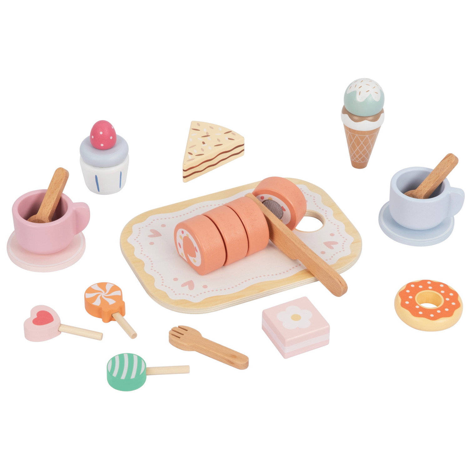 Детски сервиз за чай в кутия 3в1