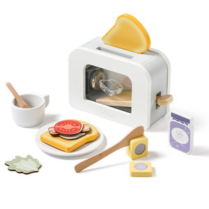 Дървен тостер с аксесоари