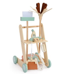 Детски комплект за почистване с количка