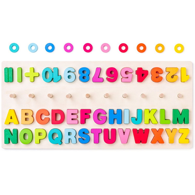 Дидактическа дъска с букви и цифри, броене и смятане до 10