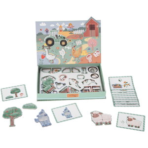 Магнитна игра - пъзел 2в1 Ферма