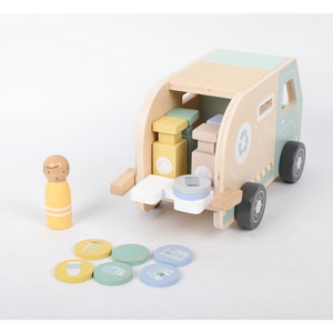 Дървен камион за боклук