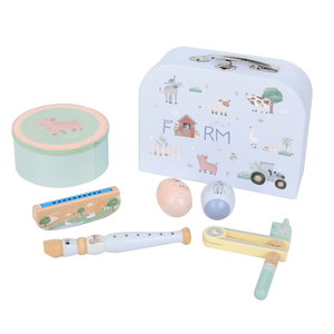 Комплект музикални инструменти в куфар Фермата