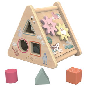 Дървен активен триъгълник Ферма