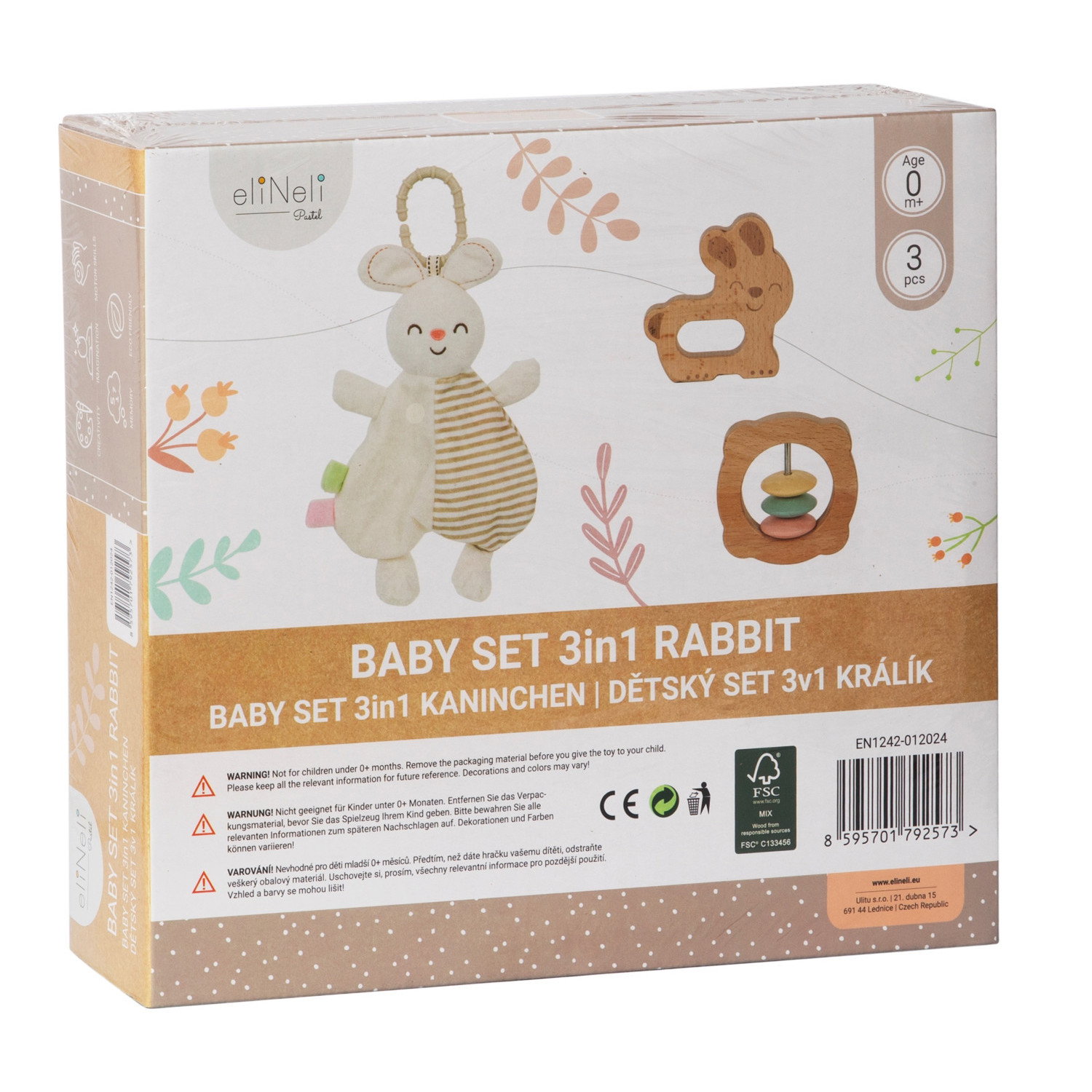 Бебешки подаръчен комплект Зайче