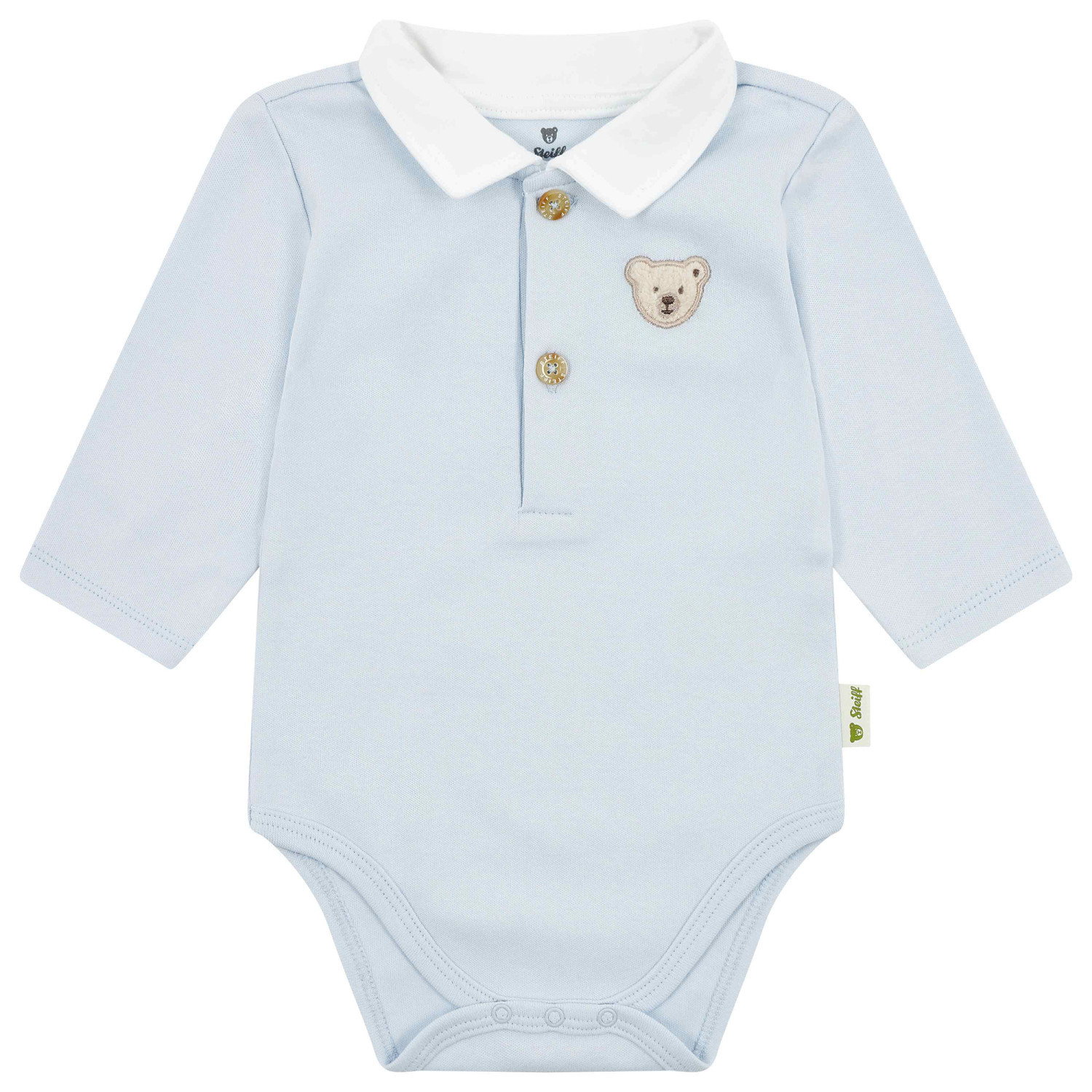 Боди с дълъг ръкав и яка Steiff