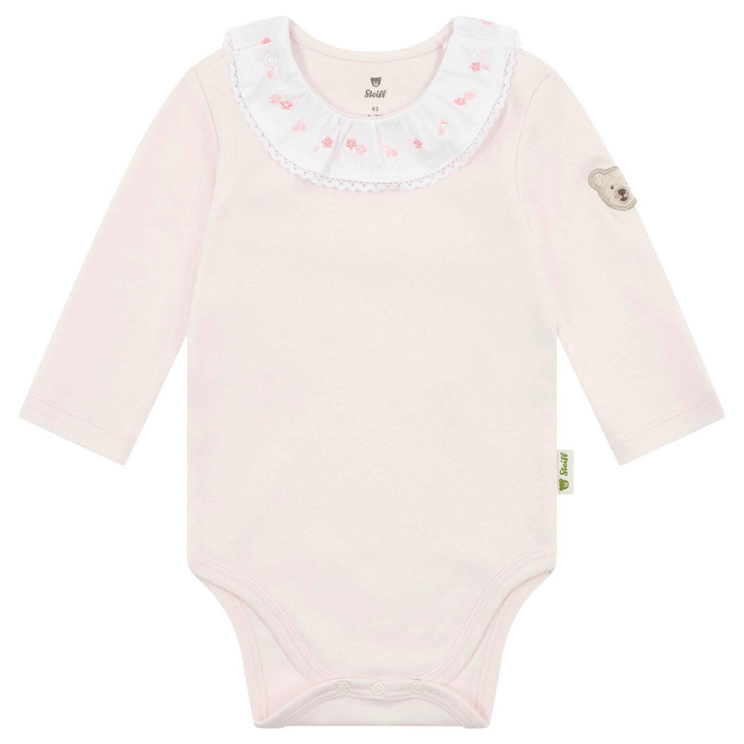 Боди с дълъг ръкав и яка Steiff