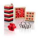 Комплект дървени мини игри 5в1