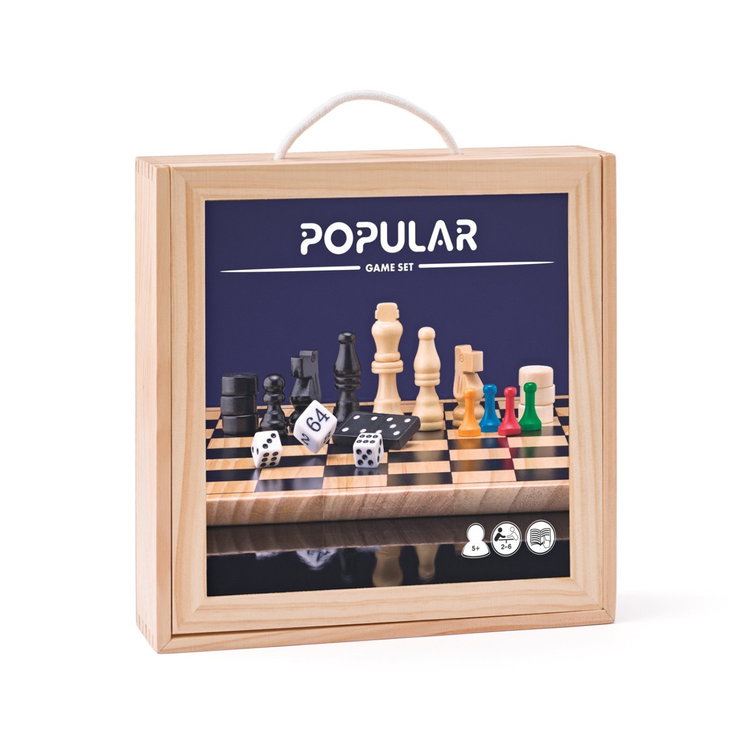 Луксозен комплект класически настолни игри