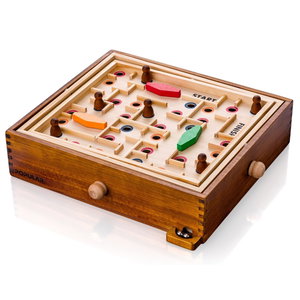 Дървена игра Лабиринт с топче