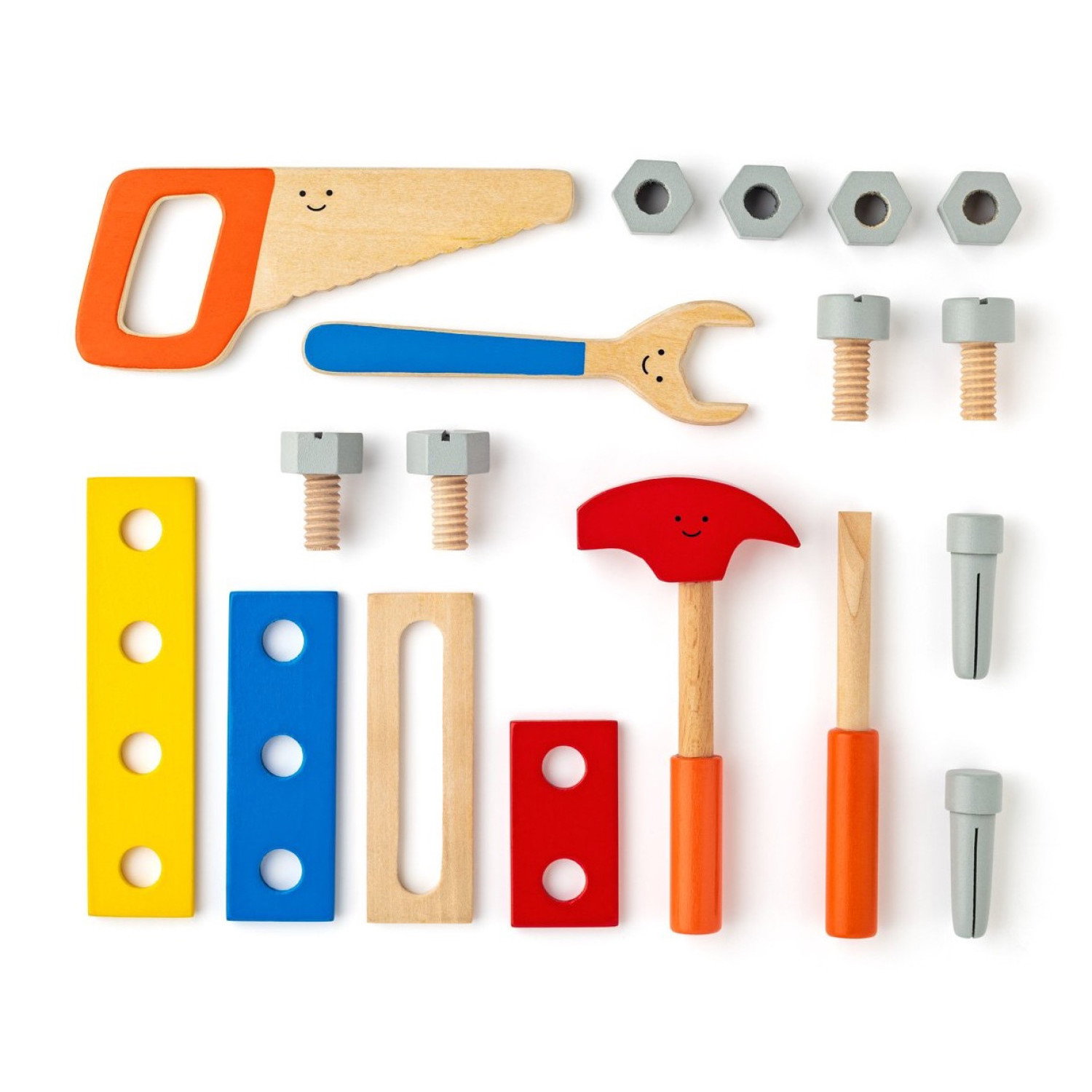 Дървена чанта с инструменти