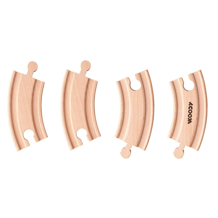 Дървен ЖП аксесоар - Релси за влак