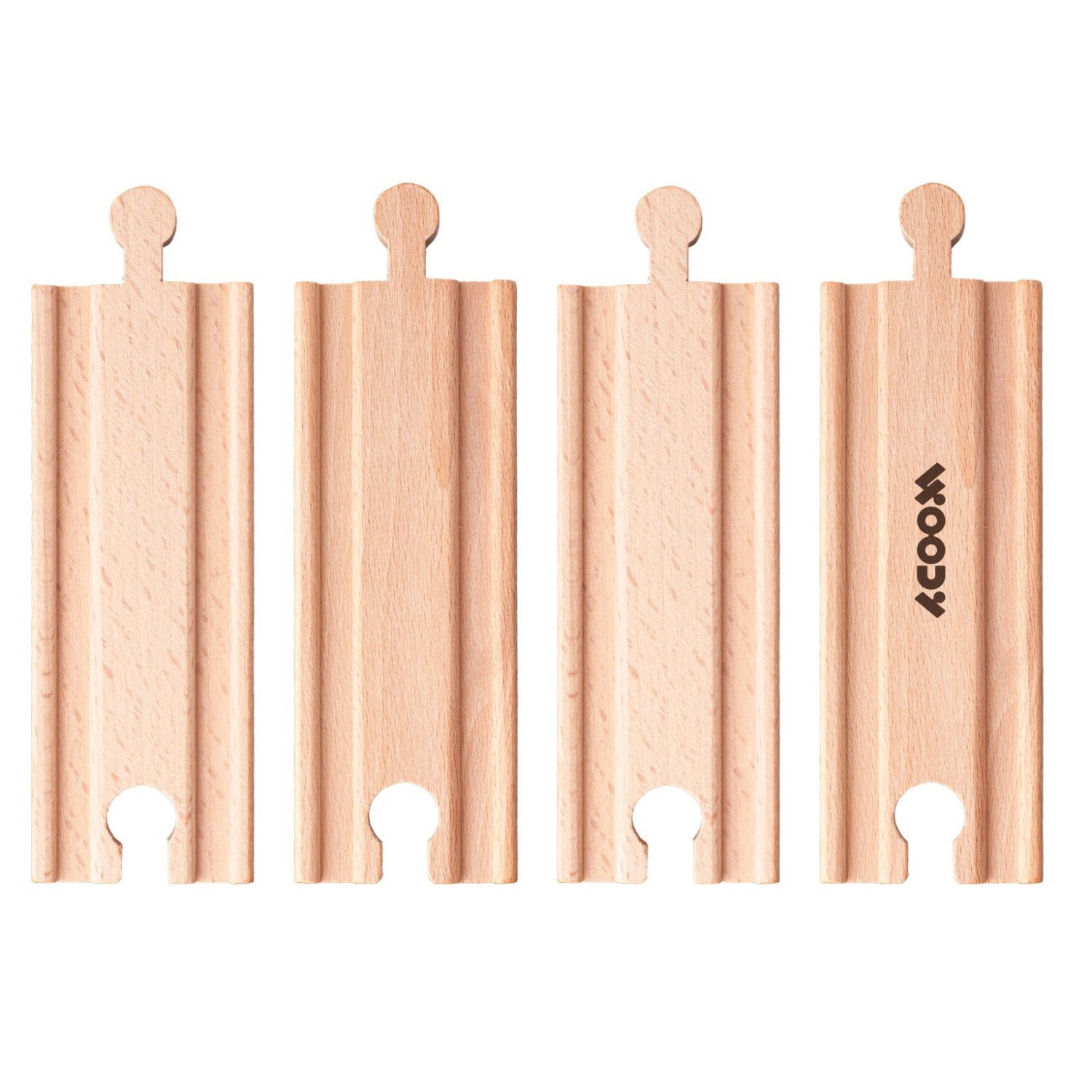 Дървен ЖП аксесоар - Релси за влак