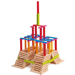 Дървени цветни плочки Емма, 200 части