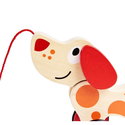 Дървена играчка за дърпане кученцето Пепе, Hape