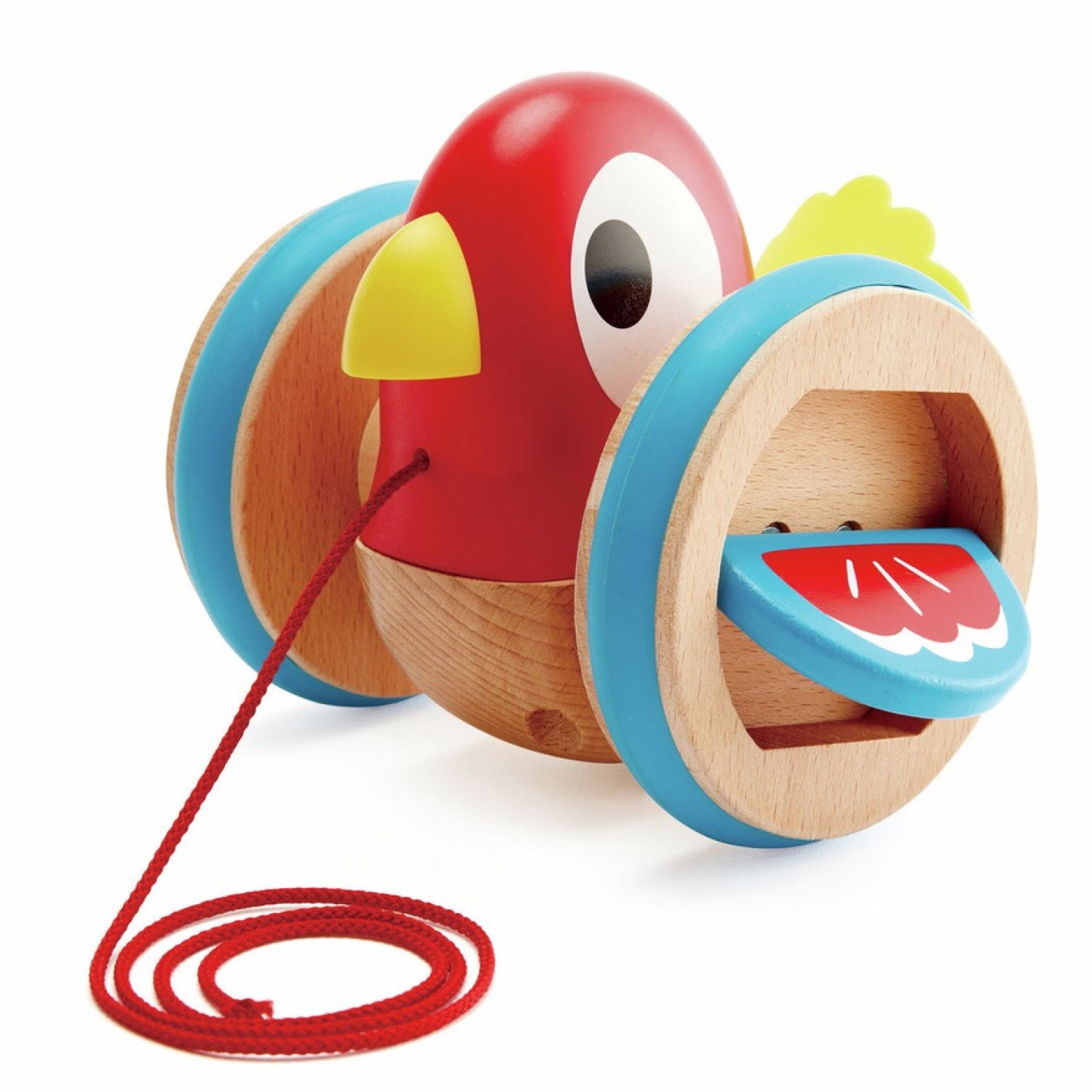 Дървена играчка за дърпане Пиленце, Hape