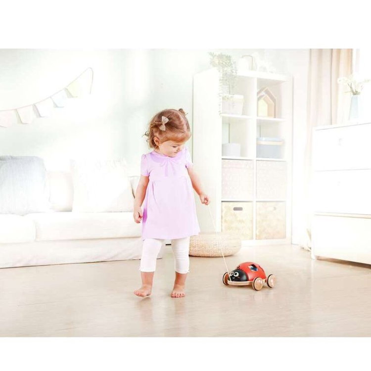 Дървена играчка за дърпане - сортер Калинка, Hape