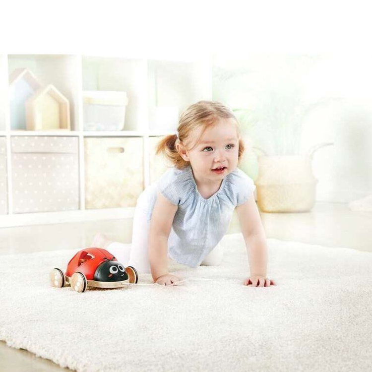 Дървена играчка за дърпане - сортер Калинка, Hape