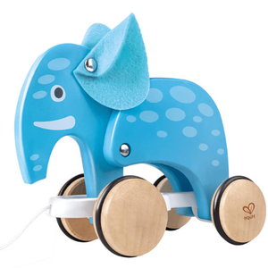 Дървена играчка за дърпане Слонче, Hape