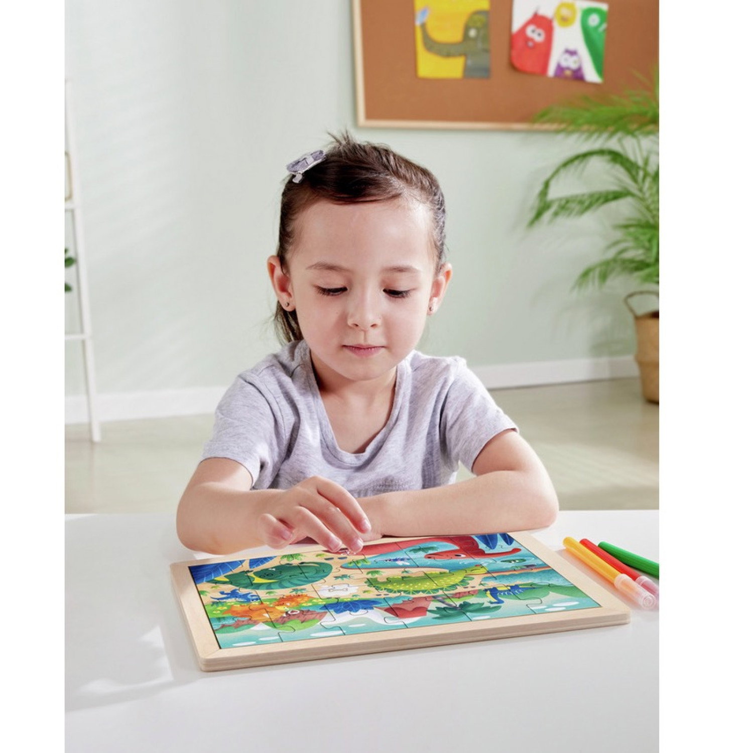 Дървен пъзел Динозаврите, Hape