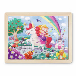 Дървен пъзел Еднорог, Hape