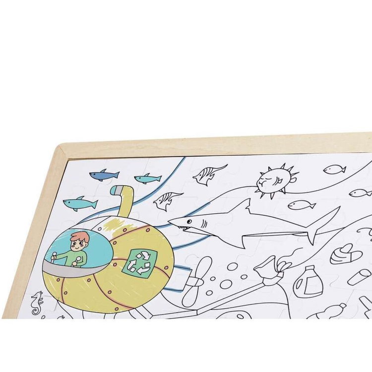 Дървен пъзел Океан, Hape