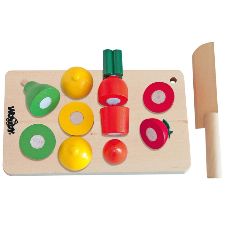 Дървени зеленчуци и плодове за рязане с дъска