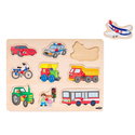 Дървен пъзел Превозни средства