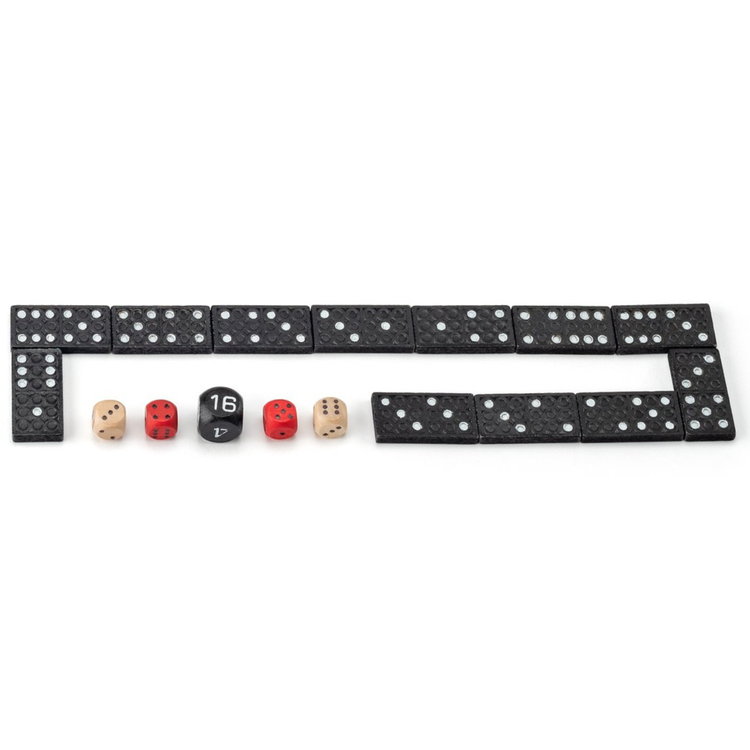 Дървен комплект класически настолни игри