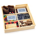 Дървен комплект класически настолни игри