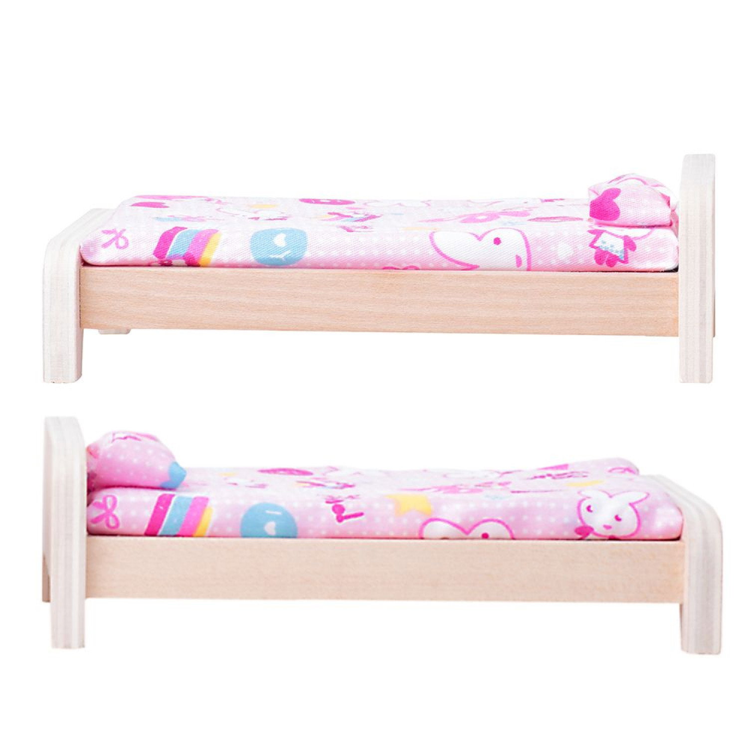 Дървена къща за кукли с аксесоари