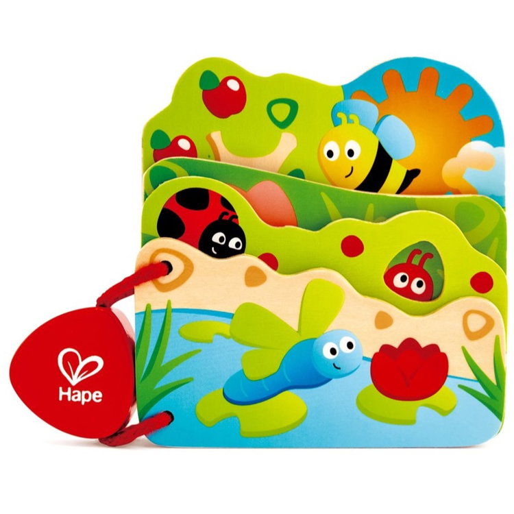 Дървена бебешка книжка Калинка, Hape