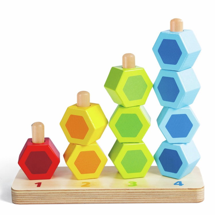 Дървена кула за броене и нанизване, Hape