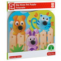 Бебешки дървен пъзел Големи нослета, Hape