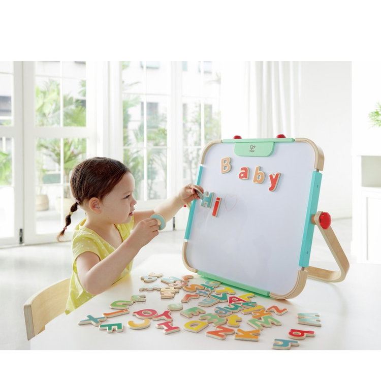 Дървена магнитна азбука, Hape