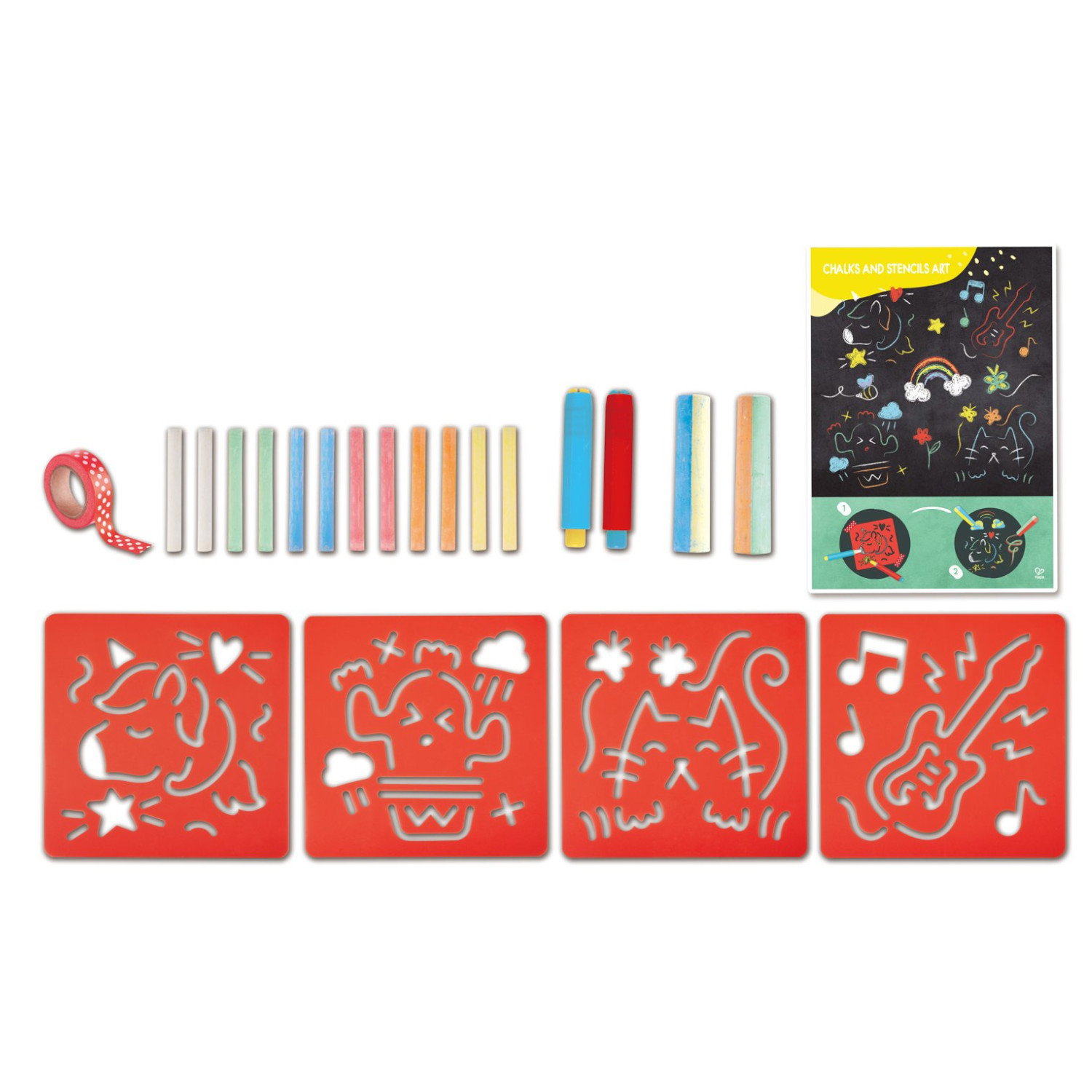 Детски комплект за рисуване с тебешири, Hape